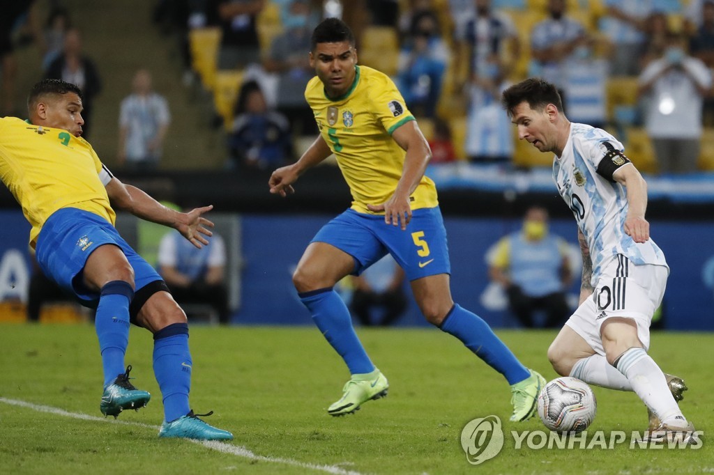 아르헨, 브라질 꺾고 28년만에 코파 정상…MVP 메시 우승 한풀이(종합)