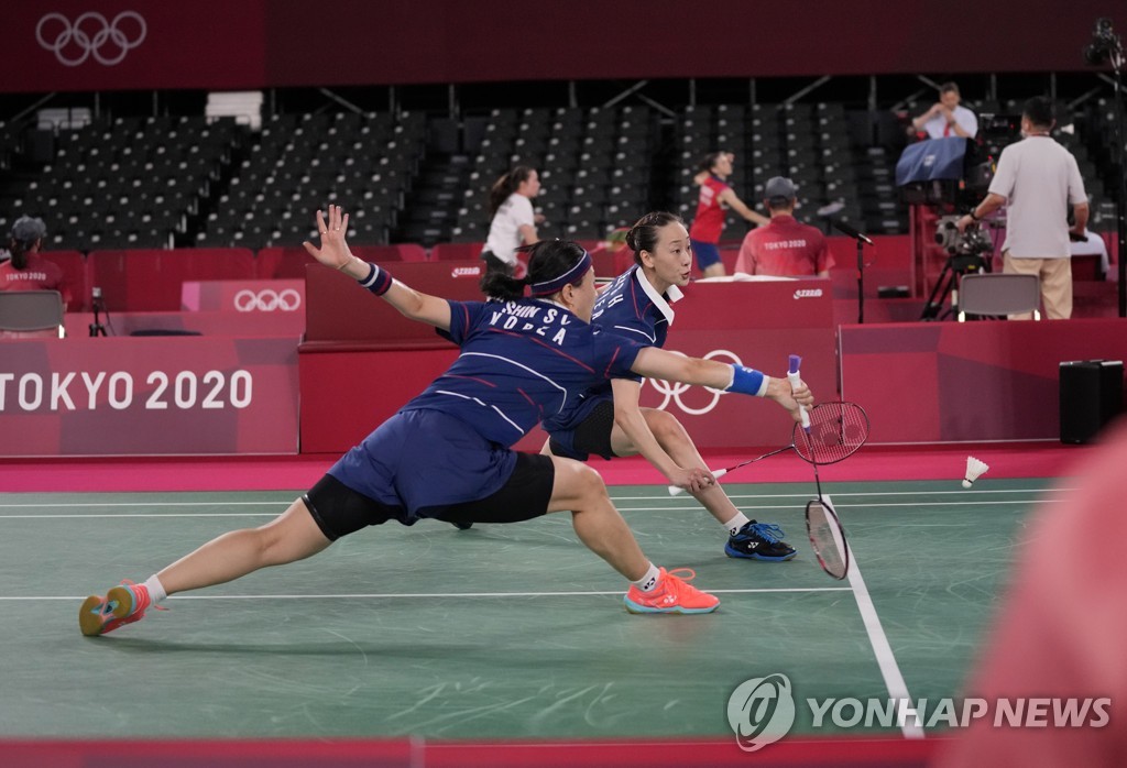 -올림픽- 배드민턴 여자복식 이소희-신승찬, 가뿐히 '첫 승'