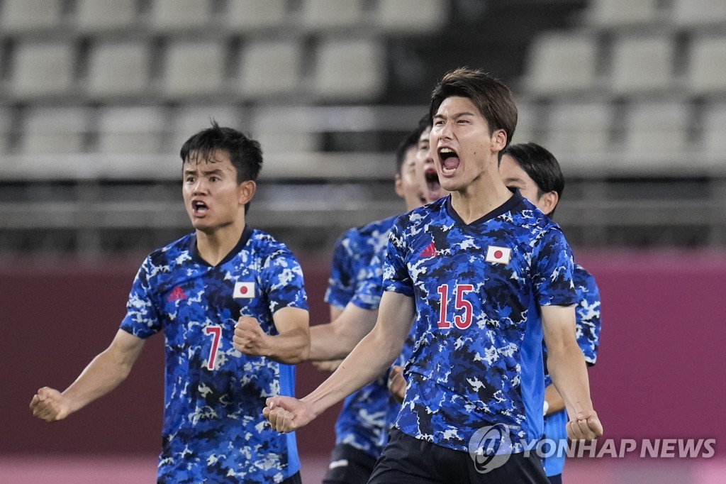 -올림픽- 일본 축구, 승부차기서 뉴질랜드 잡고 4강행…스페인과 격돌