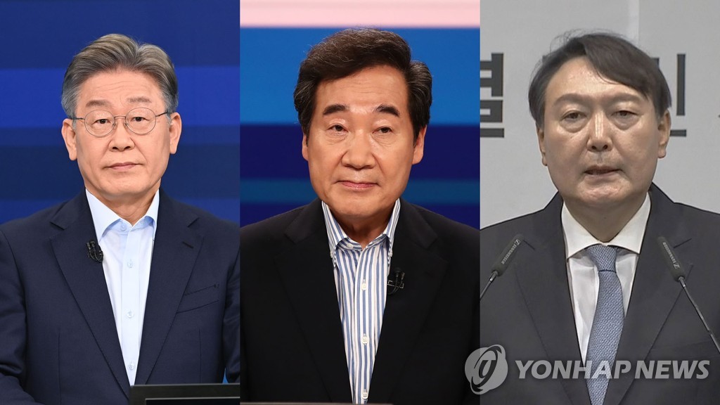 "윤석열 29.9% 이재명 26.9%…이낙연 18.1%"