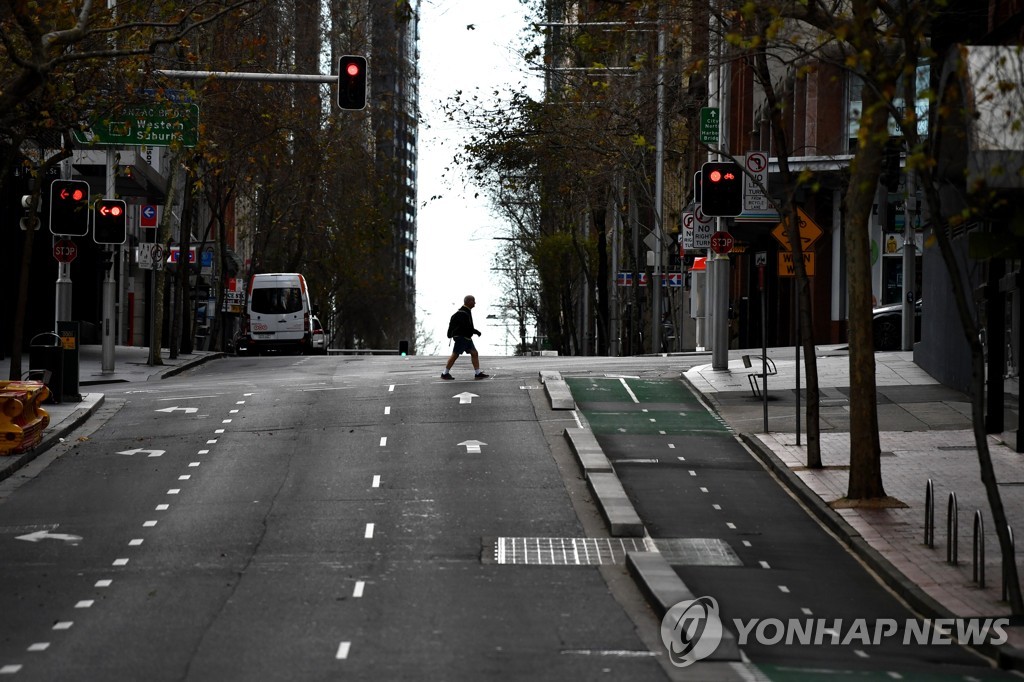 호주 NSW주 코로나 신규 확진 또 최고치…봉쇄령 연장될 듯