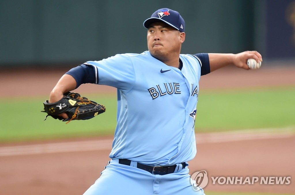 류현진, 전반기 마지막 등판서 5이닝 1실점…'8승 보인다'(종합)