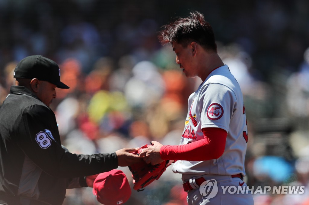 김광현, MLB 전체 승률 1위 샌프란시스코 상대로 7이닝 '인생투'