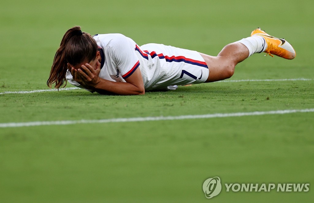 -올림픽- '여자축구 최강' 미국 '천적' 스웨덴에 0-3 충격패(종합)