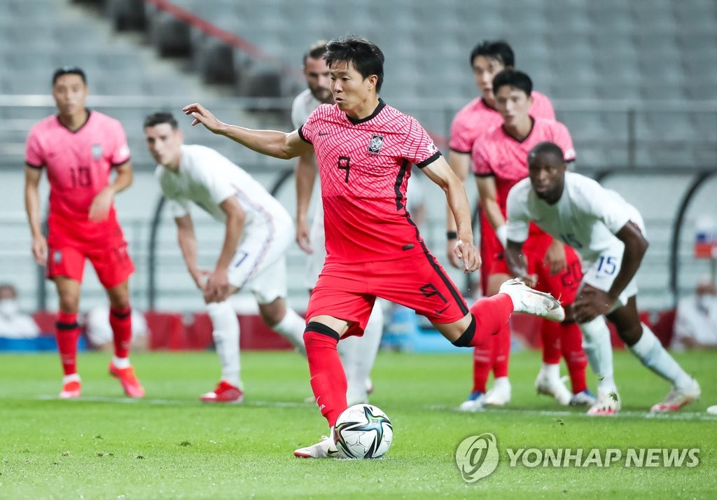 '수비 흔들' 김학범호, 올림픽 최종리허설서 프랑스에 역전패(종합)