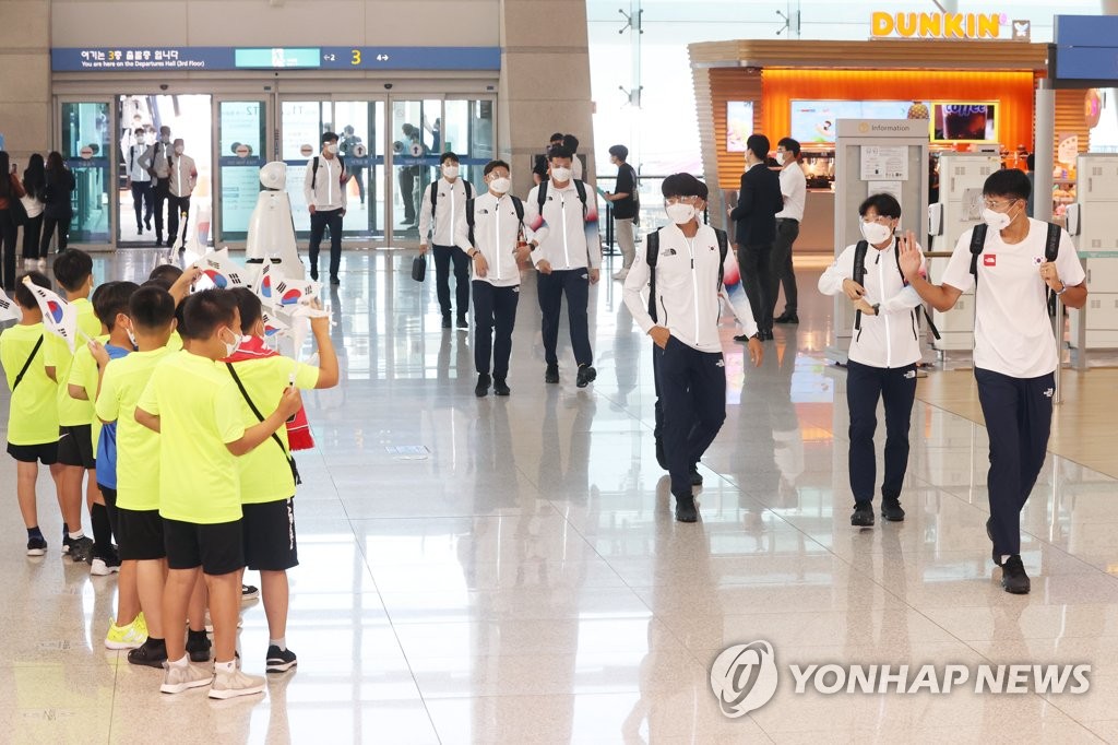 [올림픽] '역대 최고 성적' 도전, 김학범호, 결전지 도쿄 입성(종합)