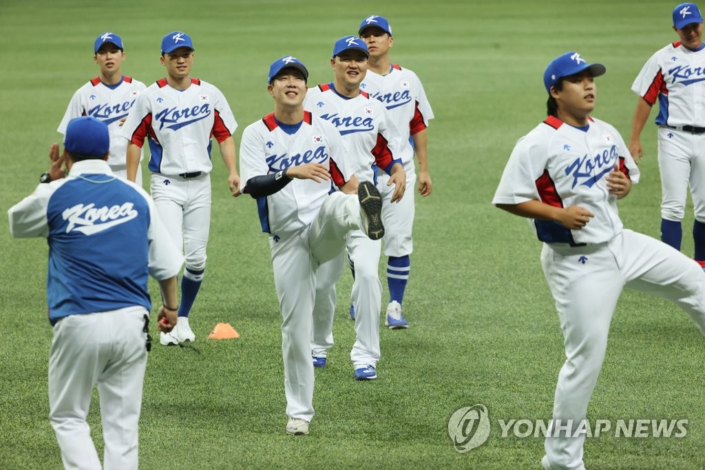 "목표는 금메달"…야구대표팀, 어수선한 상황에도 훈련 집중