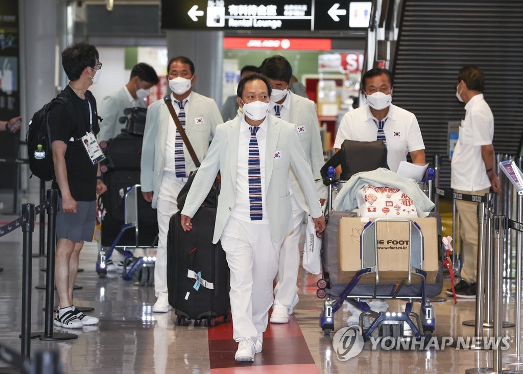 [올림픽] 도쿄서 승전보 전할 태극 전사들, 일본 입성…"금 7개 따낸다"