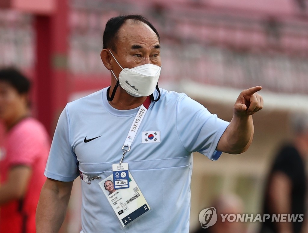 [올림픽] 8강행 꼬인 김학범 감독 "아직 2경기 더 남았다"