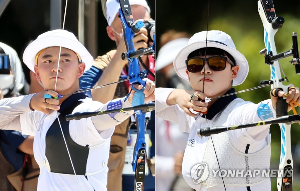 -올림픽- 양궁 김제덕·안산, 혼성 8강행…미국 탈락에 금빛 기대감↑(종합)