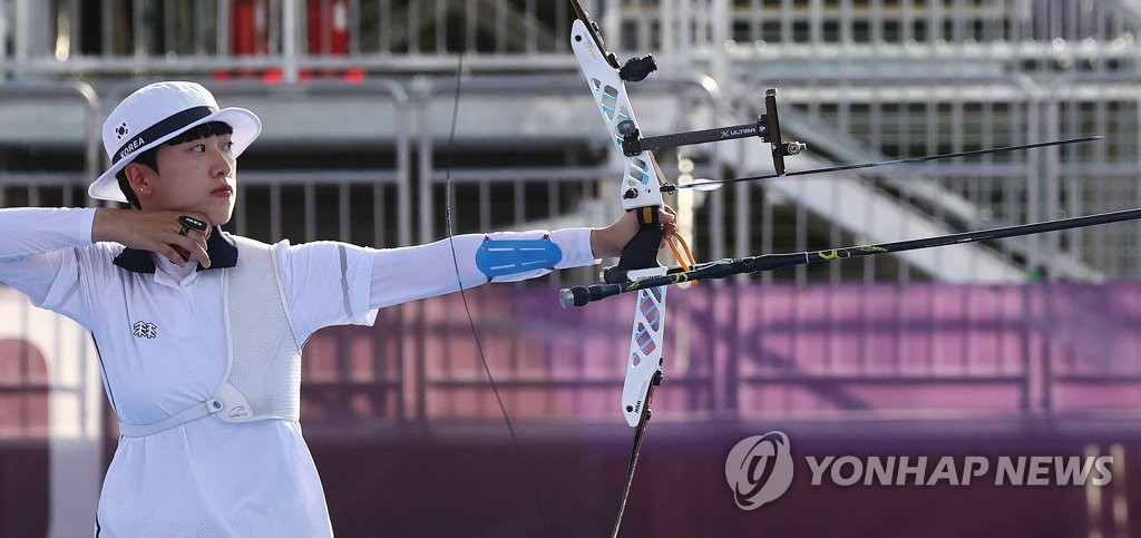 한국 여자양궁, 이탈리아 꺾고 4강 진출…9연패 보인다