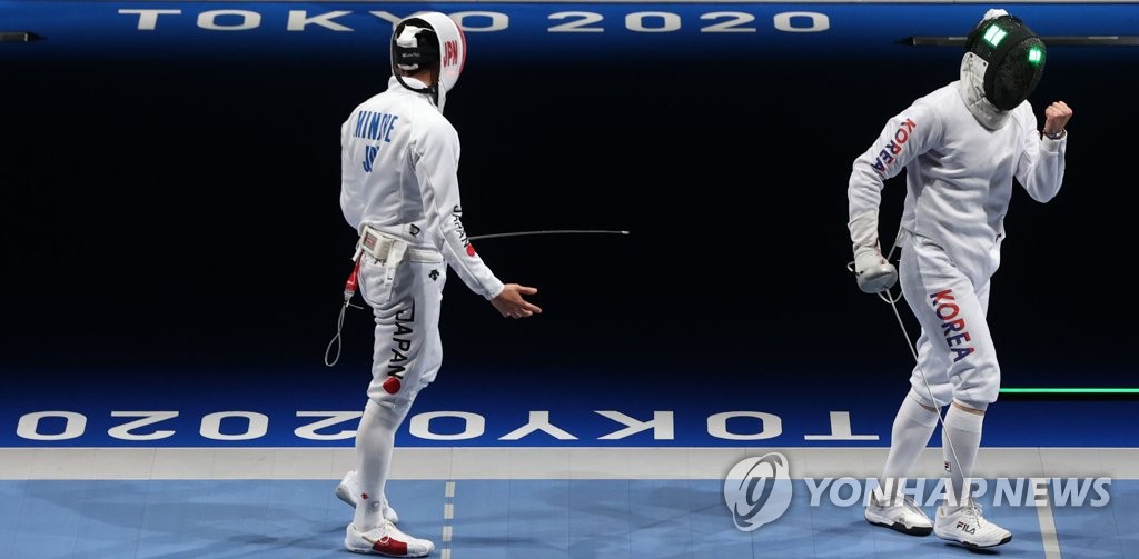 -올림픽- 박상영, 8강서 세계 1위 시클로시에 패배…2연패 도전 무산(종합2보)