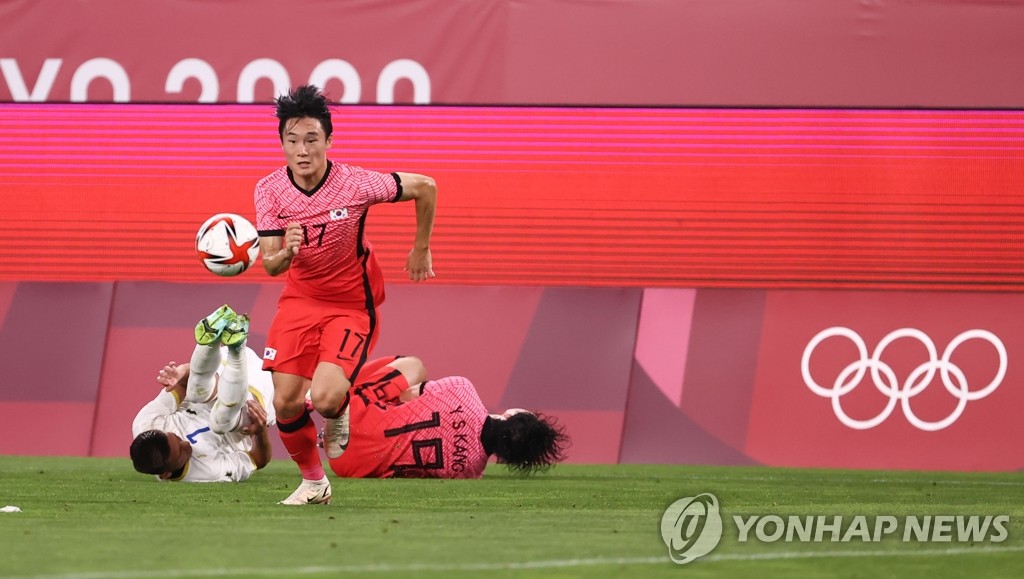 -올림픽- '이강인 멀티골' 김학범호, 루마니아에 4-0 대승…B조 1위로(종합)