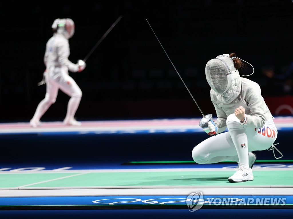 -올림픽- 펜싱 김지연, 런던 준결승 상대 자구니스에 져 16강 탈락(종합)