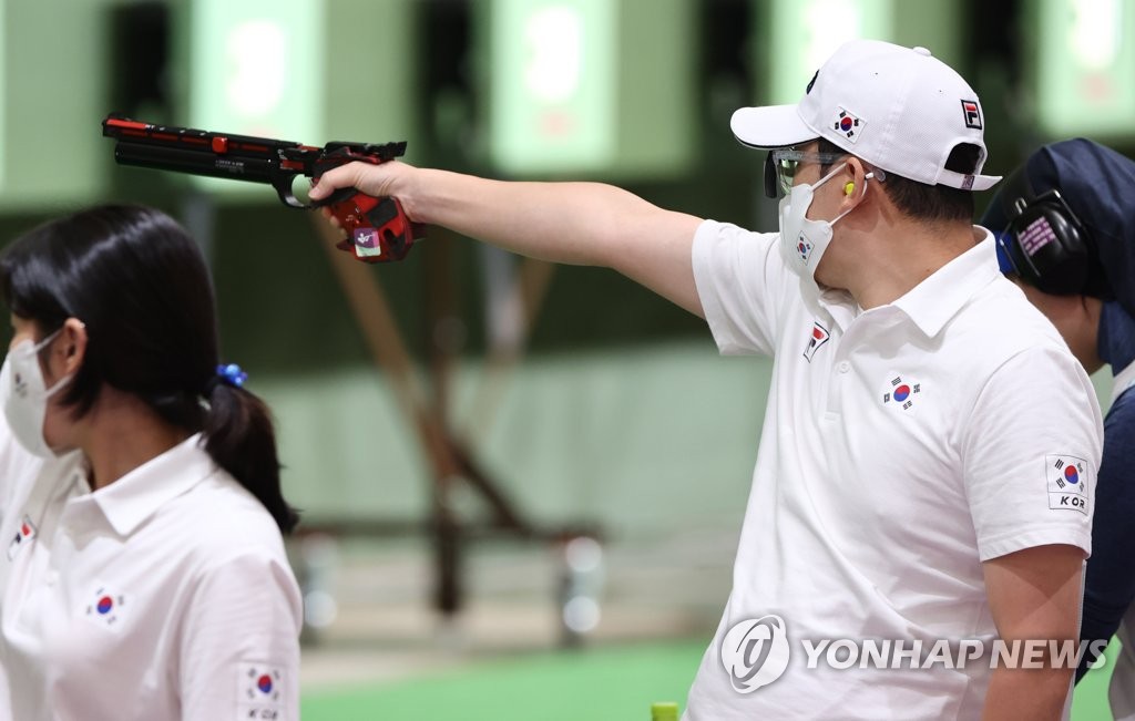 [올림픽] 우리의 권총 황제가…신기록 도전했던 진종오 '첫 노메달'