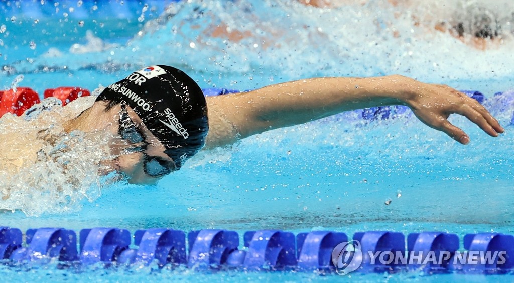 [올림픽] "메달 주고 싶을 정도"…NHK가 칭찬한 황선우의 역영