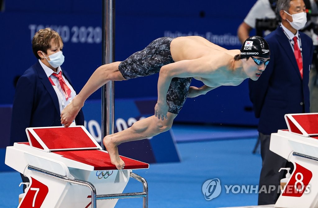 [올림픽] 첫 도전서 가능성·과제 확인한 황선우…'내일이 더 기대'