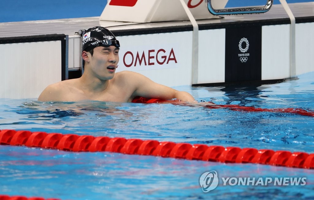 -올림픽- 통한의 마지막 50ｍ…황선우, 자유형 200ｍ 결승서 7위(종합)