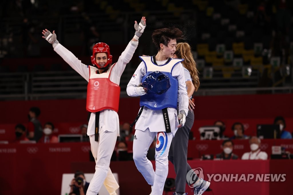 -올림픽- 한국 태권도, 사상 첫 '노골드'…이다빈, +67㎏급 은메달(종합)