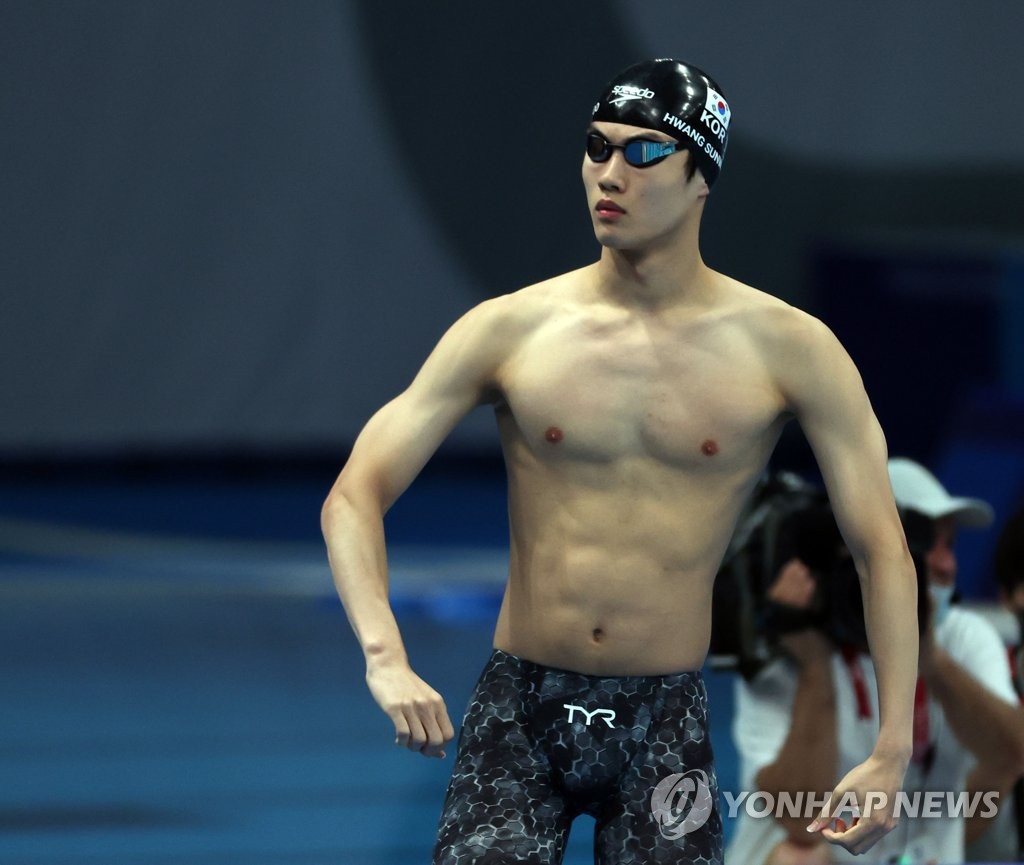 -올림픽- 황선우, 자유형 100ｍ 아시아신기록 및 4위로 결승 진출(종합2보)