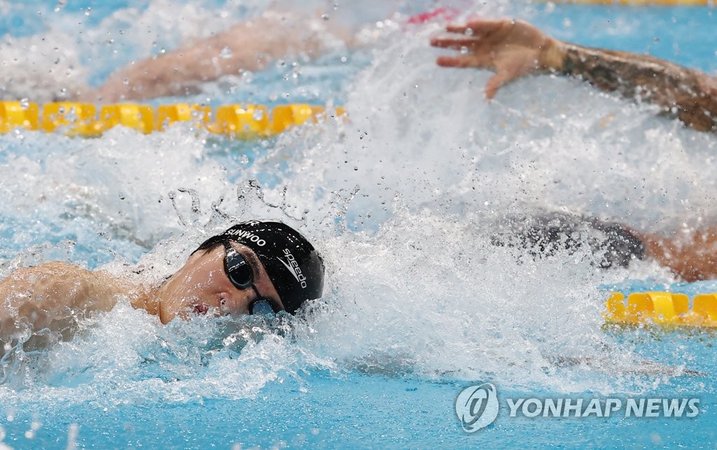 -올림픽- 황선우, 자유형 100ｍ 5위…아시아인 69년 만의 최고 성적(종합)