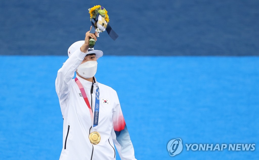 [올림픽] 안산 3관왕 순간 '14억' 중국서도 생중계됐다