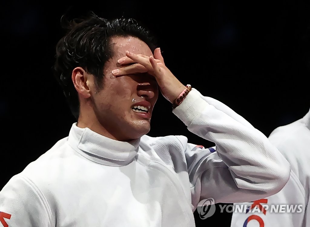 [올림픽] 또 한 번 해낸 박상영 "리우와는 다른 중압감…많이 힘들었어요"