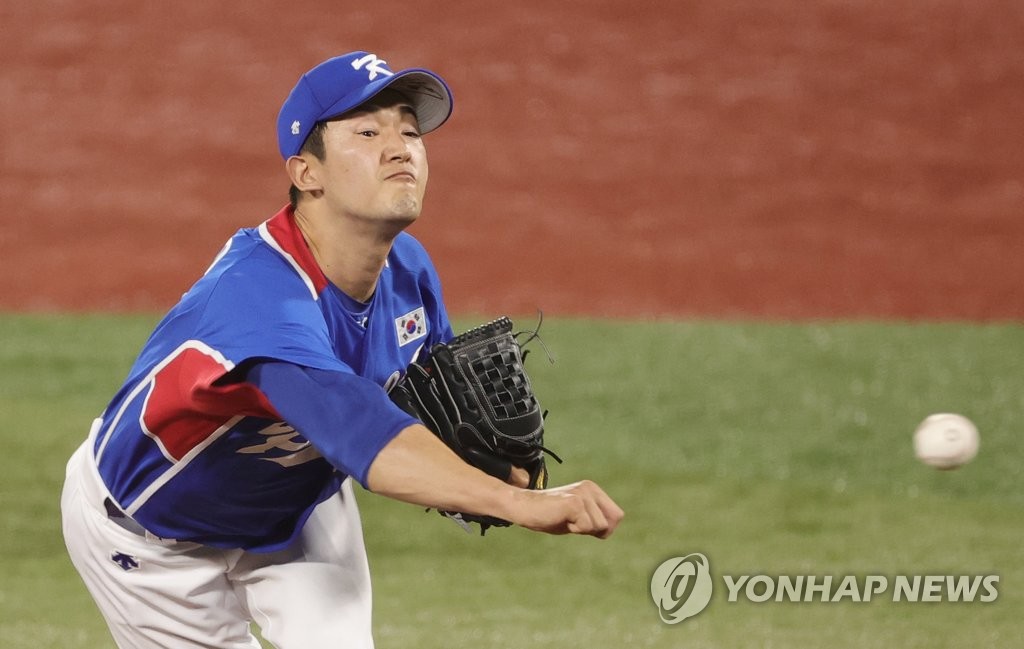 [올림픽] 김경문 감독 "고영표, 자기 역할 했다…타선은 매끄럽지 못해"