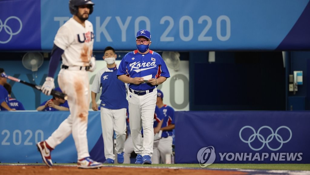 [올림픽] 김경문 감독 "고영표, 자기 역할 했다…타선은 매끄럽지 못해"