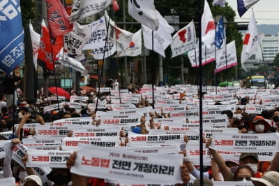 '尹 캠프' 김영환 "민노총, 살인 면죄부 받는 귀족" 작심 비판
