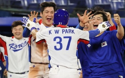 한국 야구, 이스라엘과 올림픽 첫 경기서 6-5 '역전승'