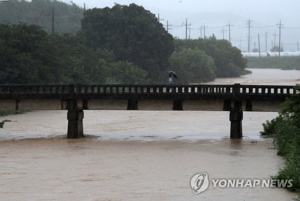 충청권 이하 곳곳 강한 장맛비…남부 최대 150㎜