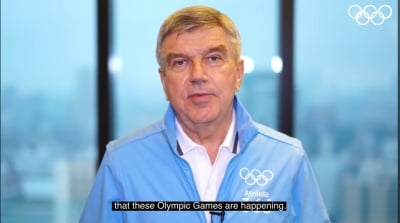 바흐 IOC 위원장 "중요한 것은 올림픽 개최…모두가 함께할 것"
