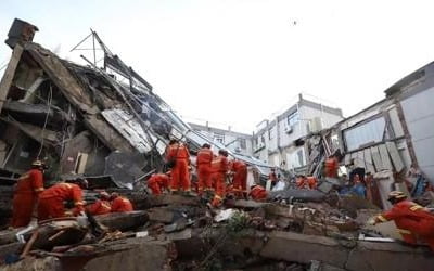 중국 쑤저우 호텔붕괴 사고 희생자 17명으로 늘어