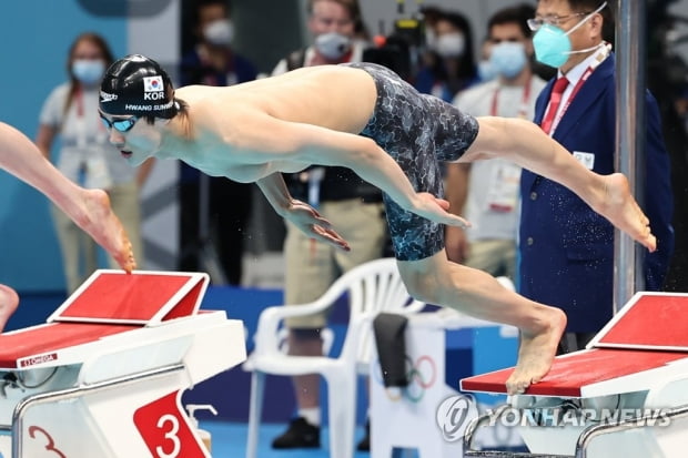 [1보] 황선우, 한국 수영 9년 만의 결승서 자유형 200ｍ 7위