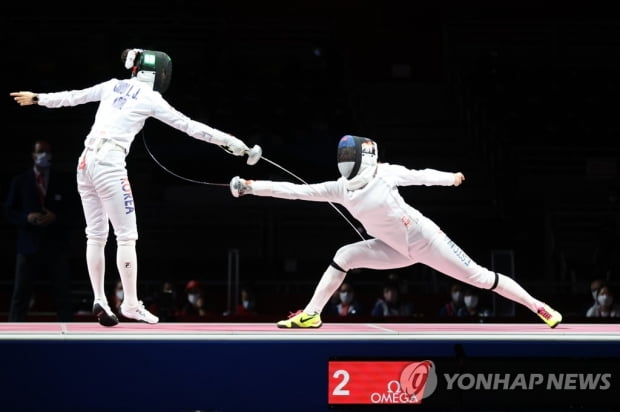 한국 펜싱 여자 에페, 9년 만에 올림픽 단체전 은메달