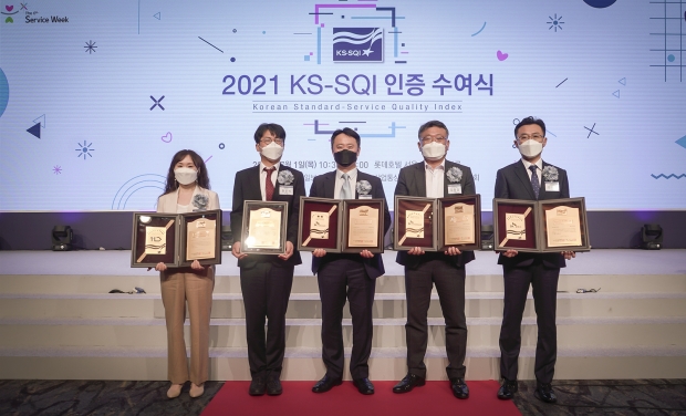 SK ICT패밀리 5개社, 6개 부문 1위 &hellip; &lsquo;압도적&rsquo; 서비스품질 우위 SKT, 한국서비스품질지수(KS-SQI) 22년 연속 1위