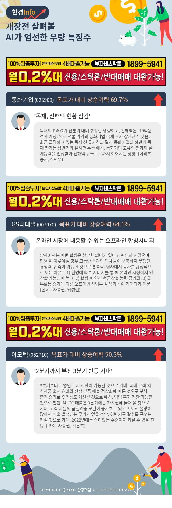 [포커스]개장전 살펴볼 AI가 엄선한 우량 특징주