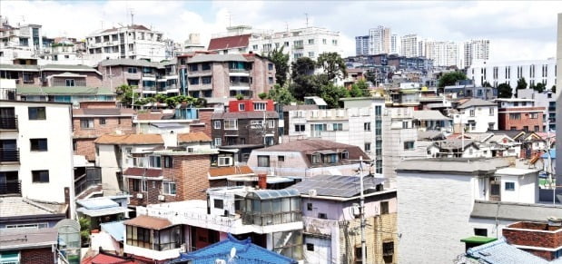 서울 용산구 재개발 구역 전경. /한경DB