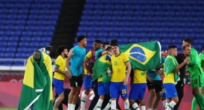브라질 올림픽 축구, 스페인 격파하고 금메달 차지…대회 2연패