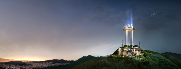 13년 표류 부산 황령산 유원지, 친환경 관광 랜드마크로 다시 태어난다