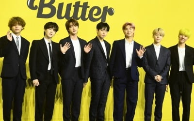 방탄소년단 '버터', 빌보드 핫 100 9주째 1위…올해 최장기록 [종합]