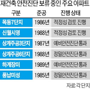 [단독] 안전진단 미루는 서울 재건축…"내년 대선 뒤에 보자"