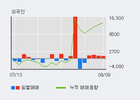 '멀티캠퍼스' 52주 신고가 경신, 외국인 4일 연속 순매수(4,124주)