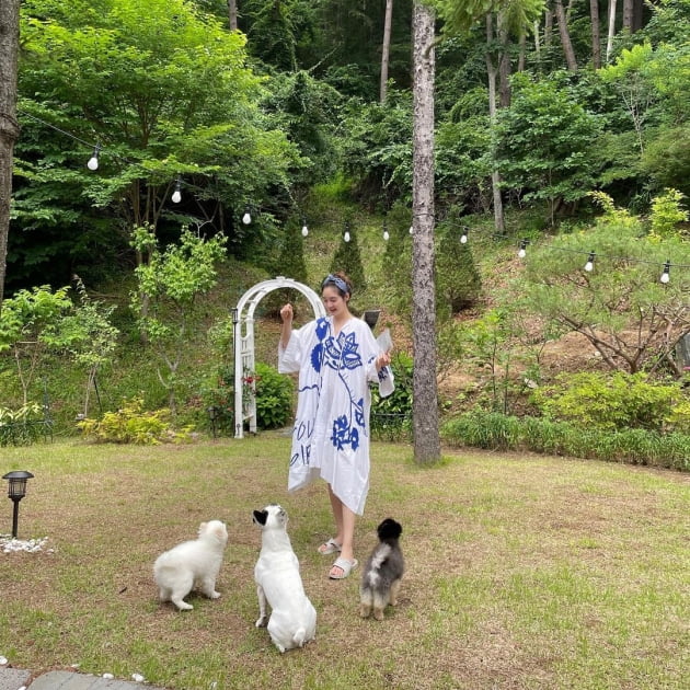 '임신' 성유리, 태어날 쌍둥이에 "삼총사"까지…대가족 이뤘네 [TEN★]