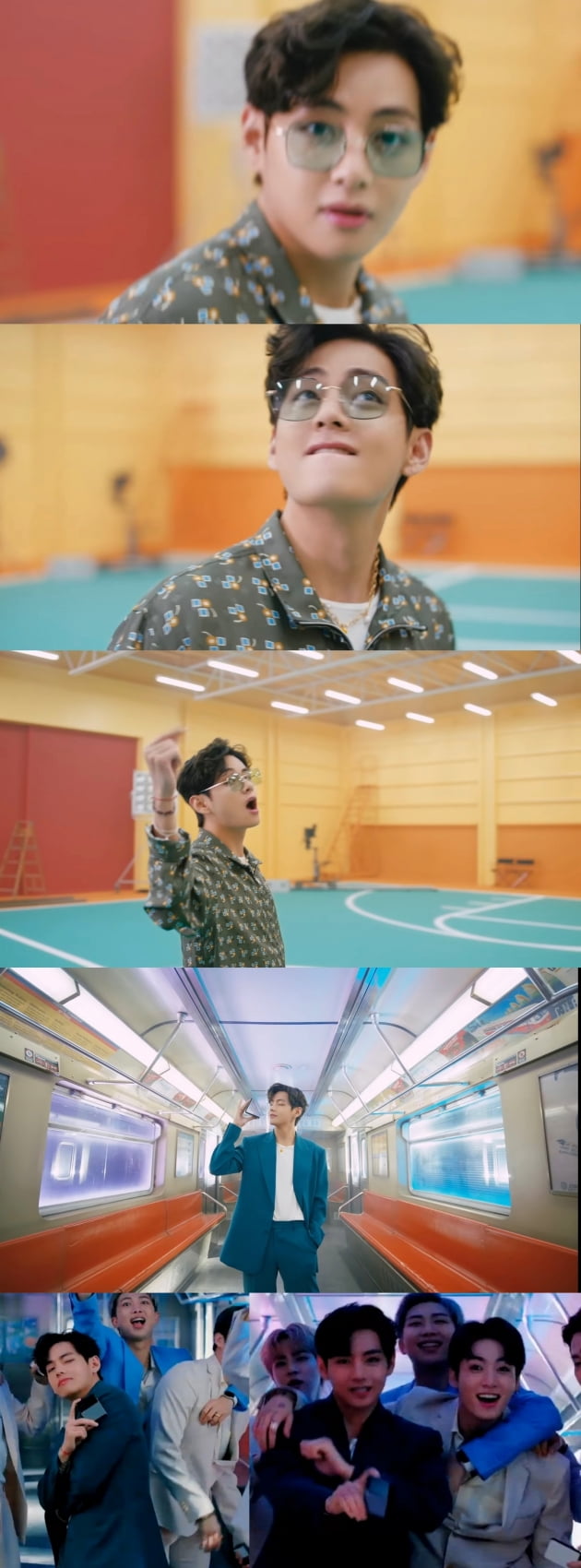 방탄소년단 뷔, 휴대폰 광고에서 빛난 센스 '광고계 블루칩' 