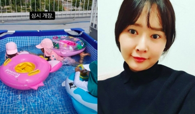 '윤상현♥' 메이비, 자택에 설치된 '스몰 럭셔리' 수영장…"상시 개장" [TEN★]