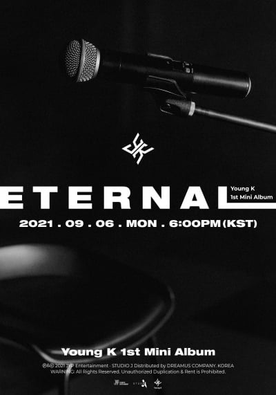 [공식] DAY6 영케이, 10월 입대 전 솔로 데뷔 "9월 6일 'Eternal' 발매"