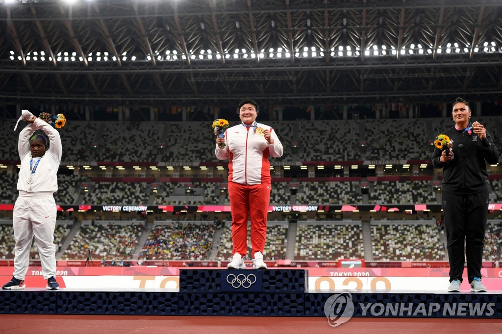 [올림픽] IOC, 美 은메달리스트 손더스 시상대 'X'자 시위 조사(종합)