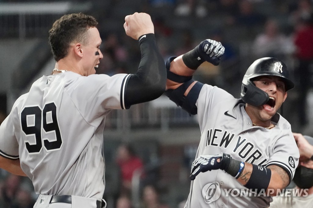 MLB 양키스 36년 만에 11연승…가을 잔치서 멀어지는 토론토